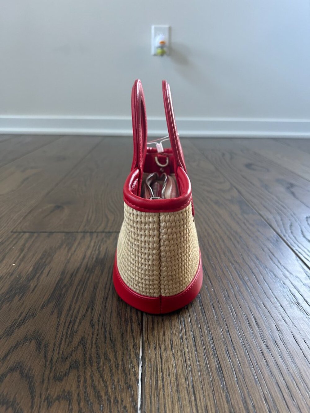 Meli Bianco Carson Raffia Handbag - NWT - Picture 7 of 8